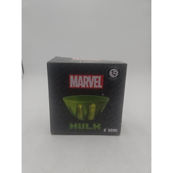 Loot Crate Exclusive Marvel Incredible Hulk 6" Melamine Bowl New Open Box - Picture 2 of 7